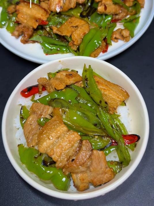 家常版辣椒炒肉，满满锅气简直太香啦 做法简单又好吃，新手也能拿捏#家常菜#