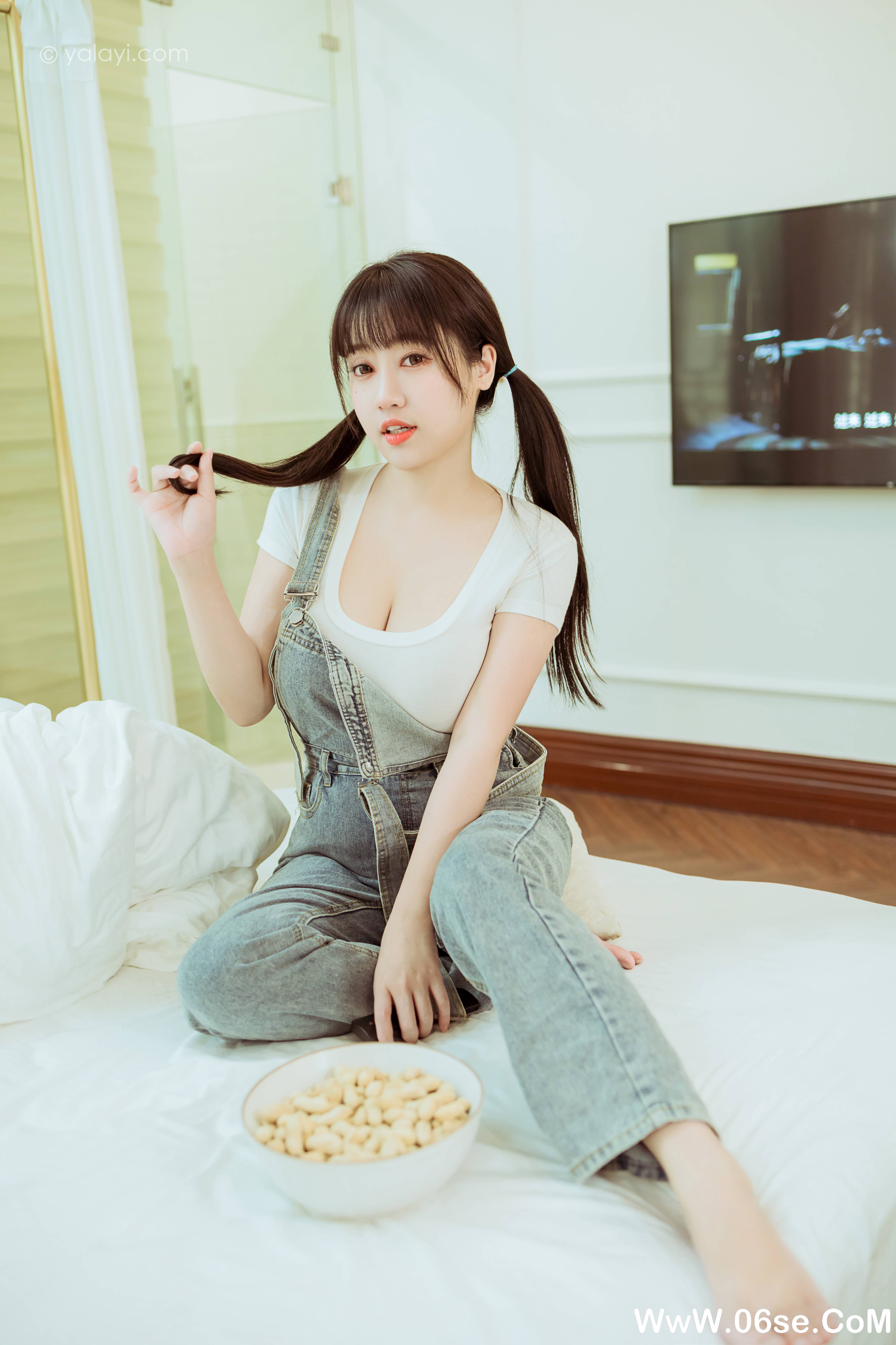 图片[44]-[YALAYI雅拉伊] 2022.03.22 NO.906 虞艺《开心宅家》[39+1P398M]-六色网