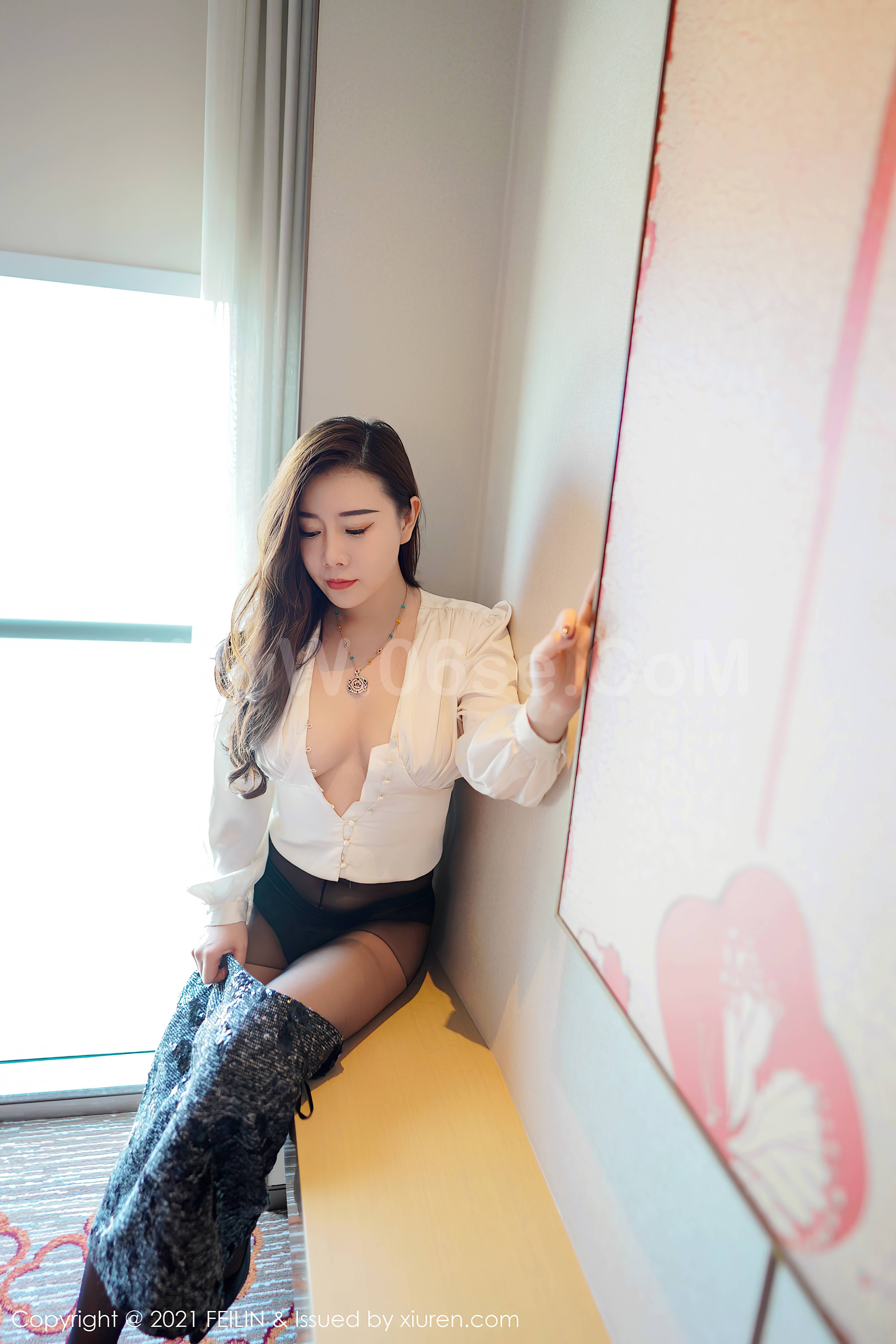 图片[21]-[FEILIN嗲囡囡] 2021.07.05 Vol.400 王婉悠Queen[51+1P527M]-六色网