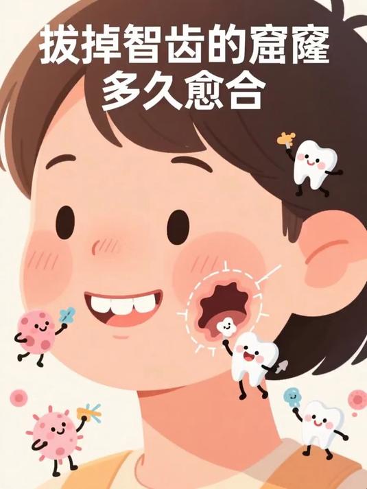 #马上健康过大年#拔掉智齿的窟窿多久愈合