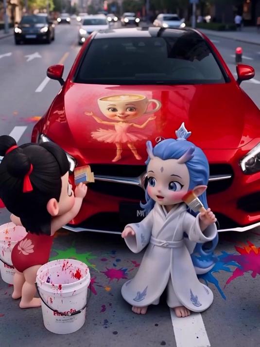 哪吒和敖丙的画画梦