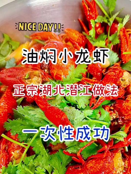 正宗湖北潜江油焖小龙虾一次性成功做法