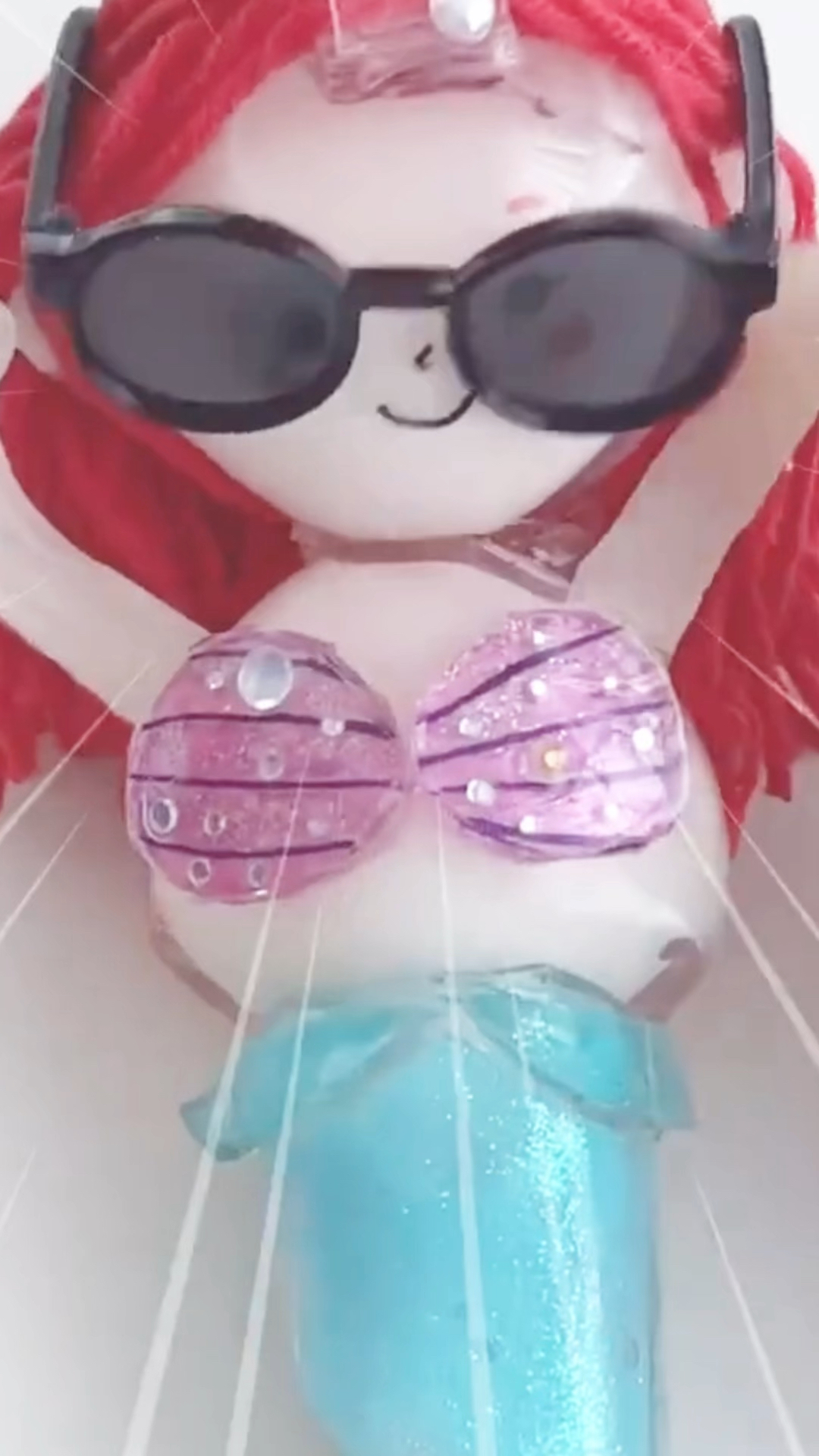 快看!我用纳米胶做出了一条美人鱼