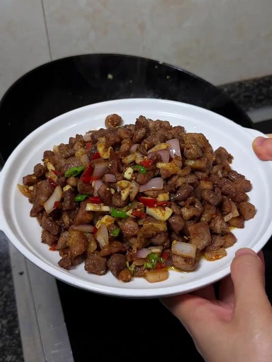 烧烤味的梅花肉太好吃了