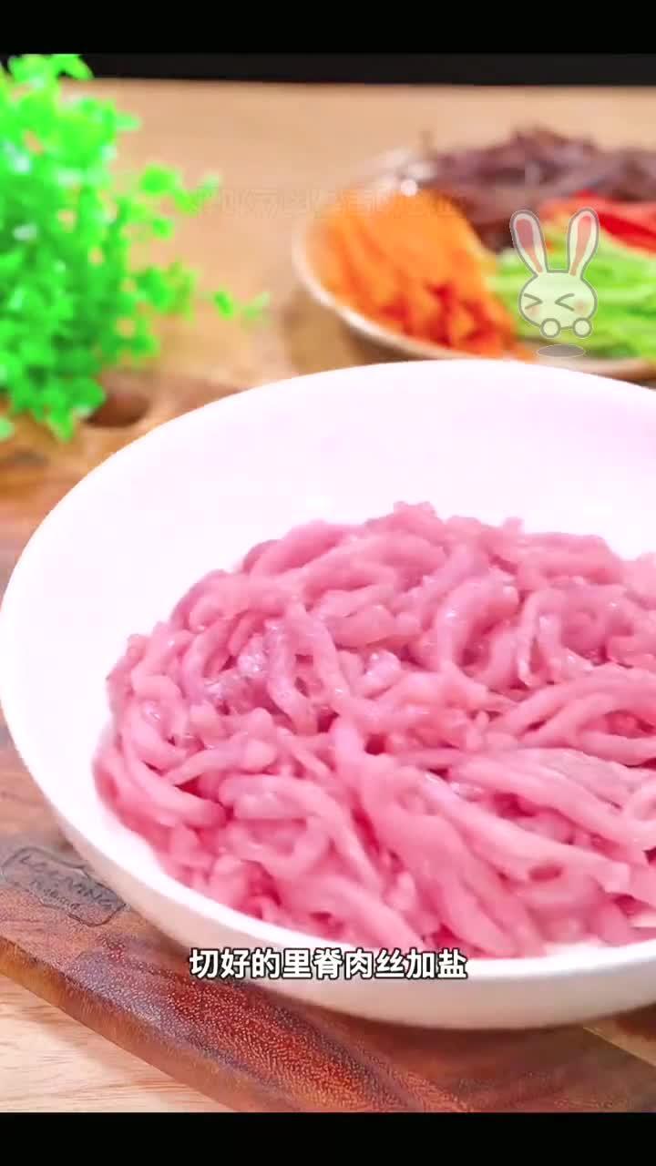 想吃四川风味鱼香肉丝盖饭,不用再点外卖了,在家几分钟就能轻松