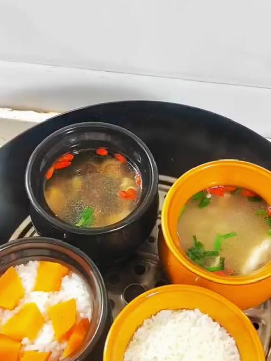 家用陶瓷隔水炖罐！沙县同款带盖，炖蛋暖胃超舒服