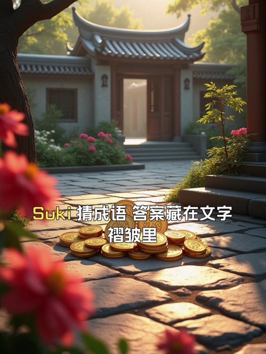 Suki猜成语,答案藏在文字褶皱里