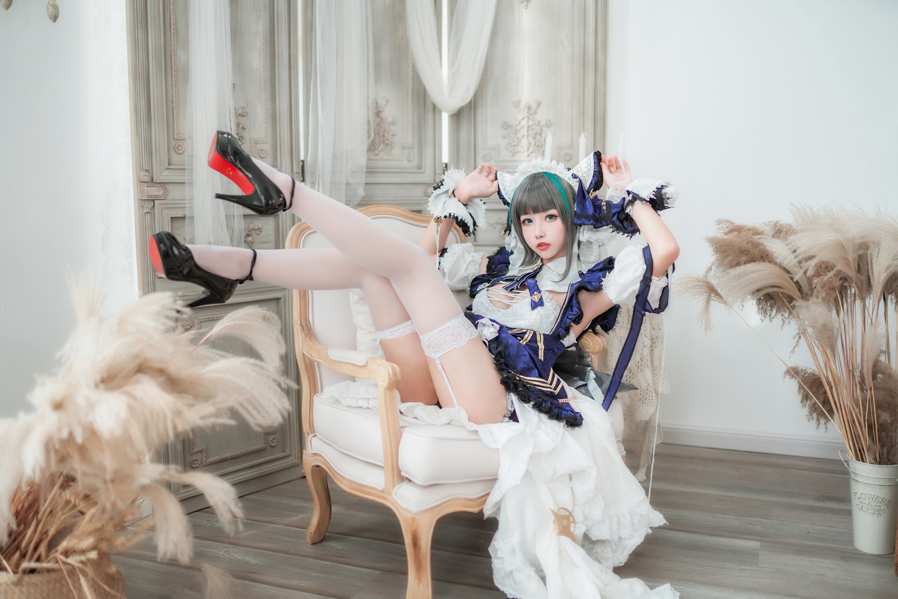 图片[22]-Momoko葵葵 NO.017 – 柴郡 [25P81M]-六色网