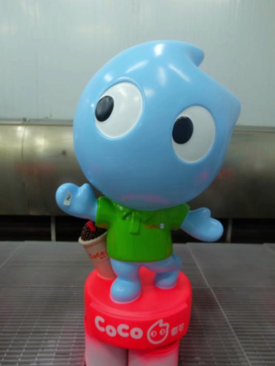 coco奶茶店ip形象摆件连锁店引流饮品咖啡企业吉祥物卡通雕塑定制