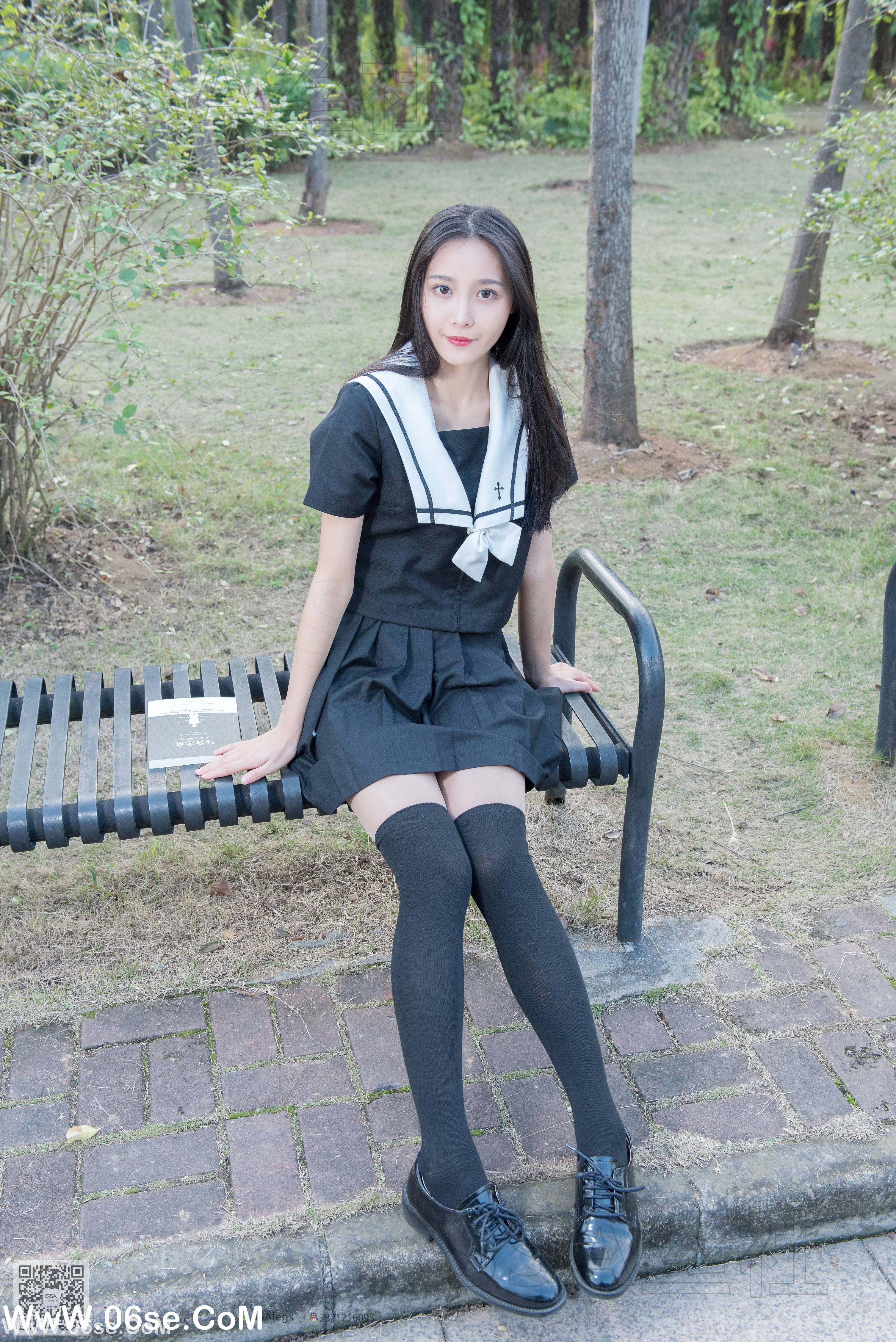 图片[58]-[SSA丝社] NO.060 君君 JK制服游公园[111P2.00G]-六色网