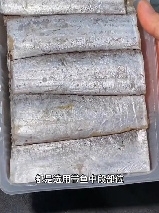 东海鲜带鱼在我们原产地更本不值钱!都是刚上岸的新鲜带鱼