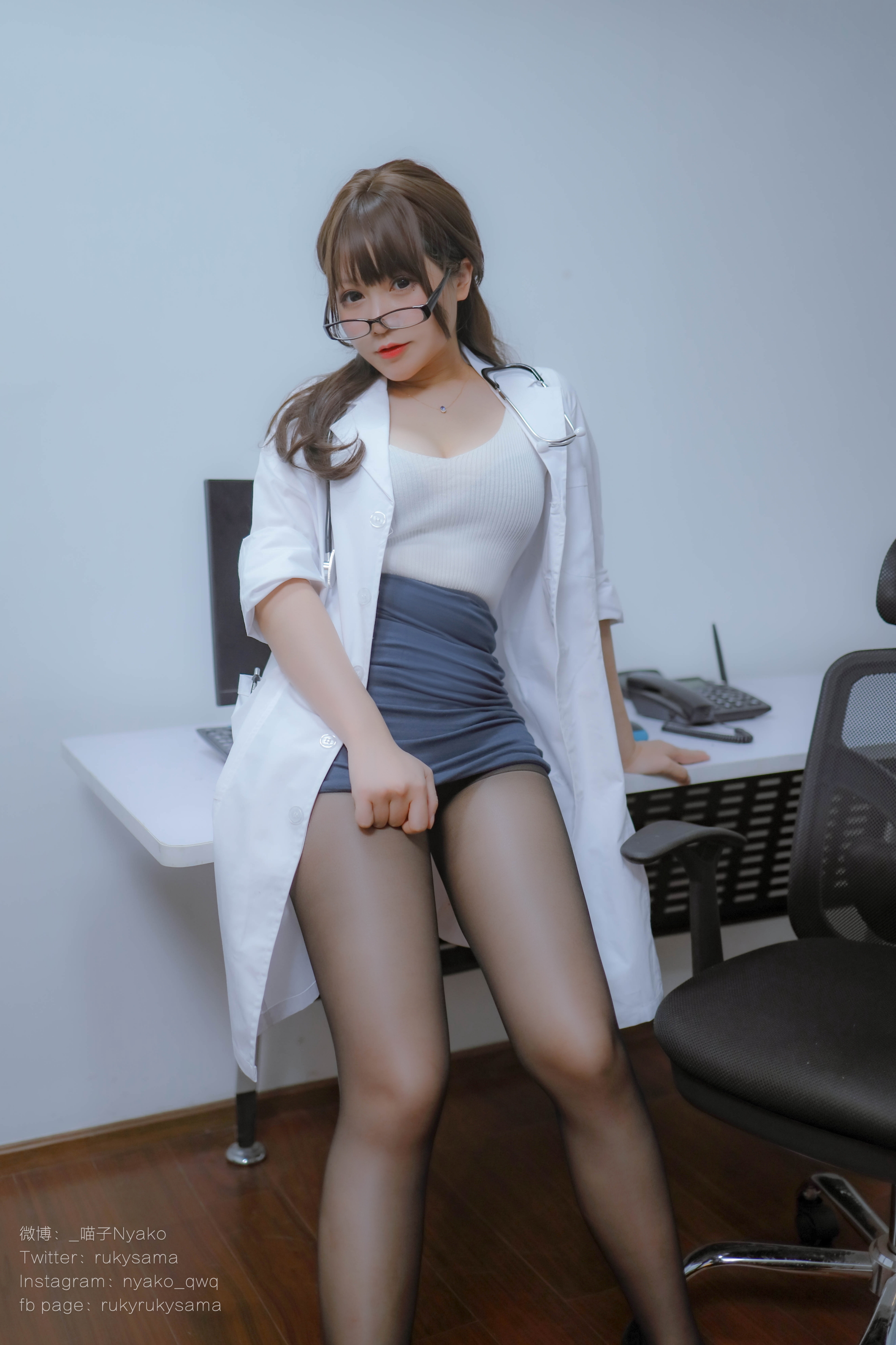 图片[18]-Nyako喵子 NO.026 – 秘密病栋[130P+2V882M]-六色网