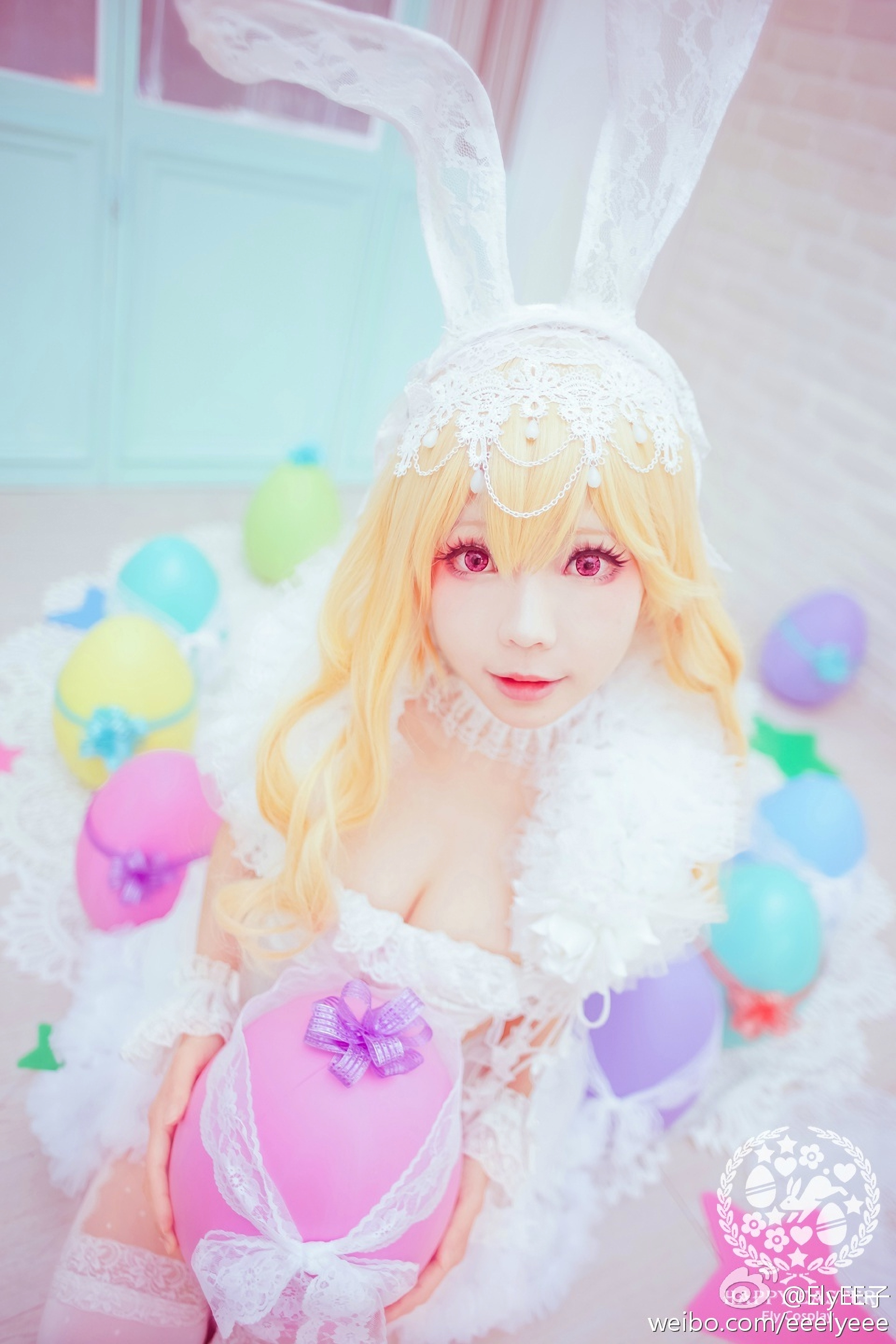 图片[4]-Ely_eee(ElyEE子) NO.008 — 兔耳白礼服[9P11M]-六色网