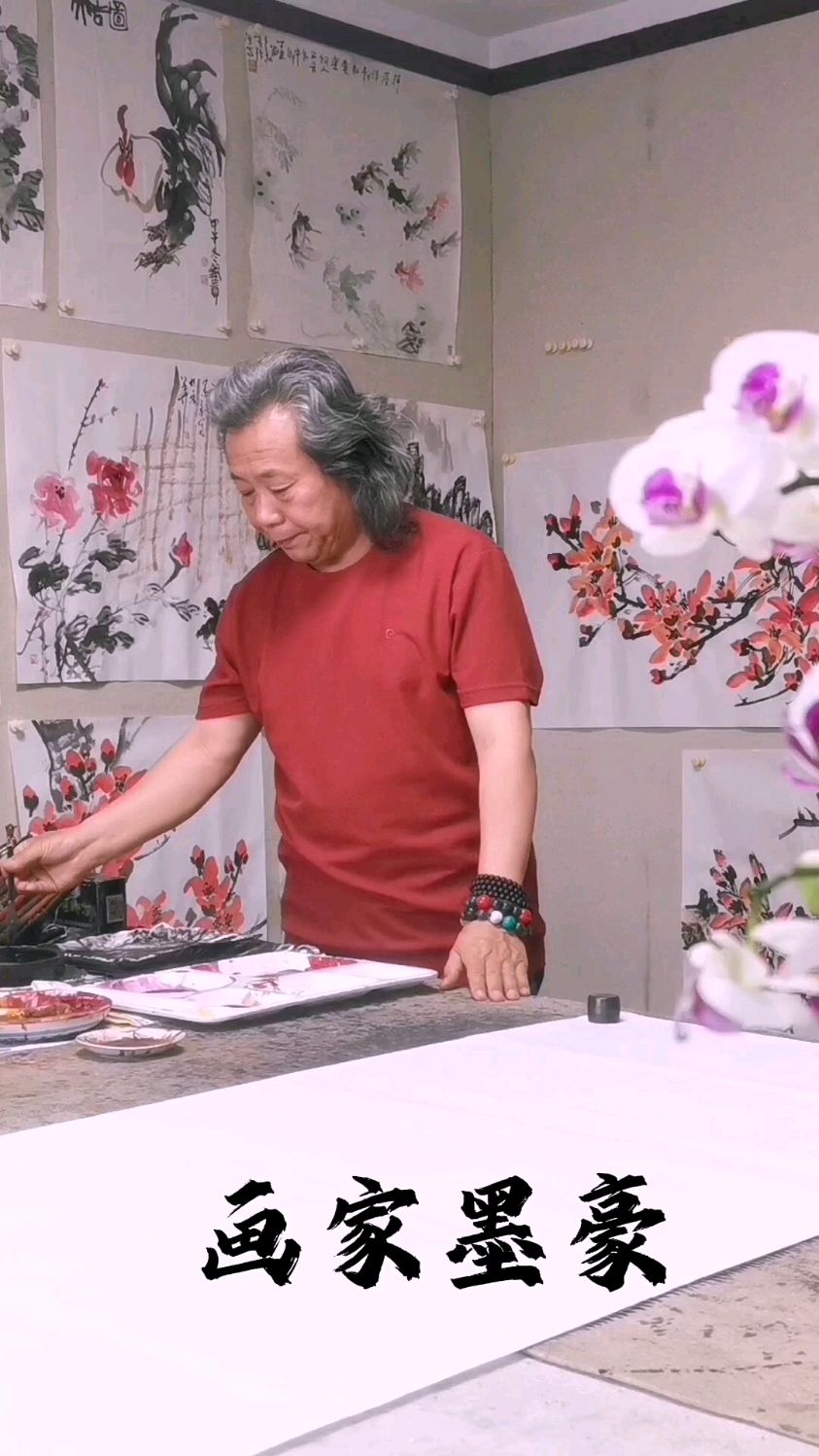 墨豪画鸡 独具一格