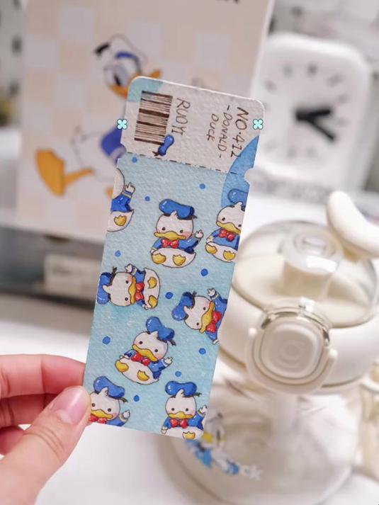 钢笔淡彩书签｜水彩迪士尼唐老鸭绘画教程