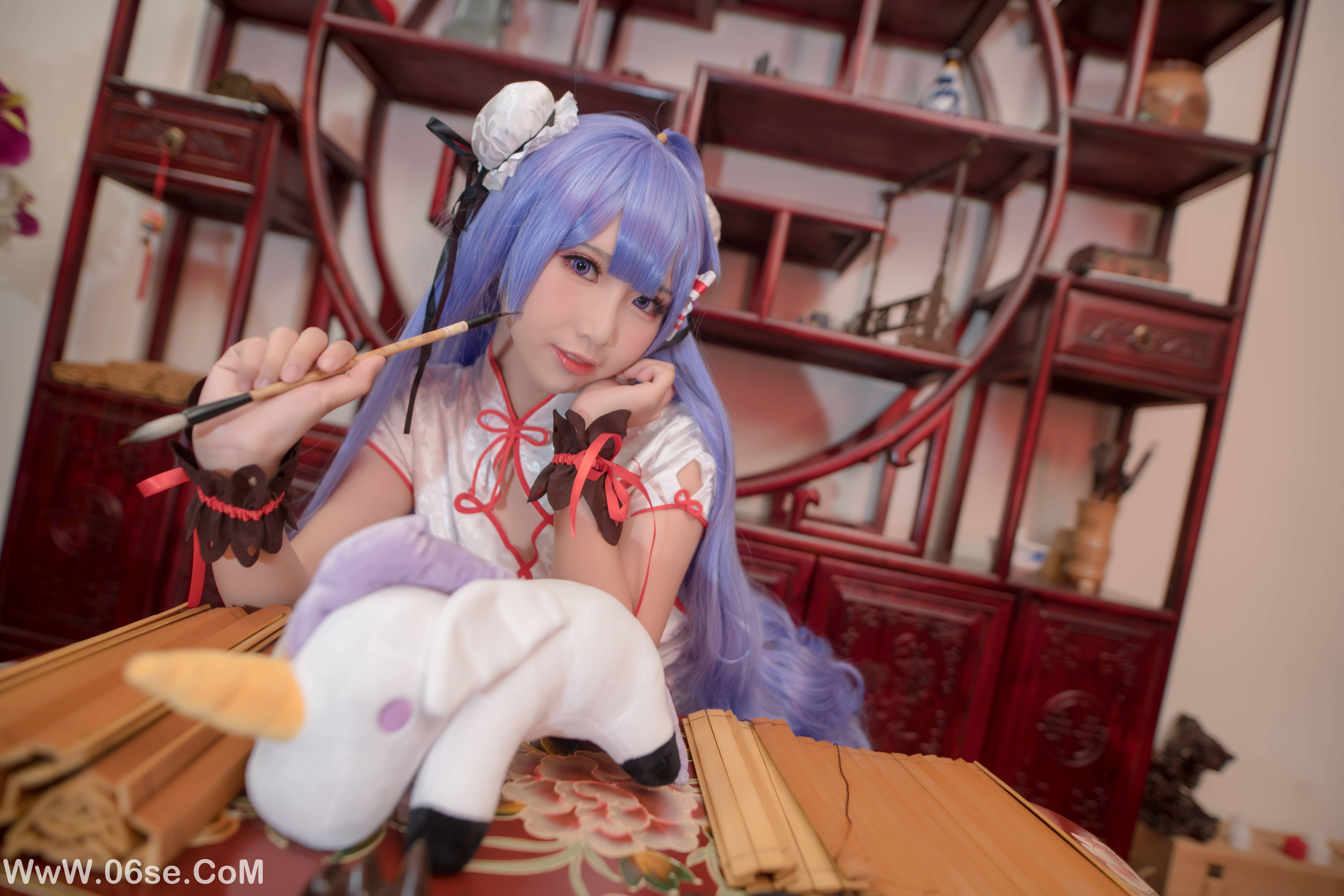 图片[7]-Coser面饼仙儿 NO.015 – 旗袍COS[20P230M]-六色网