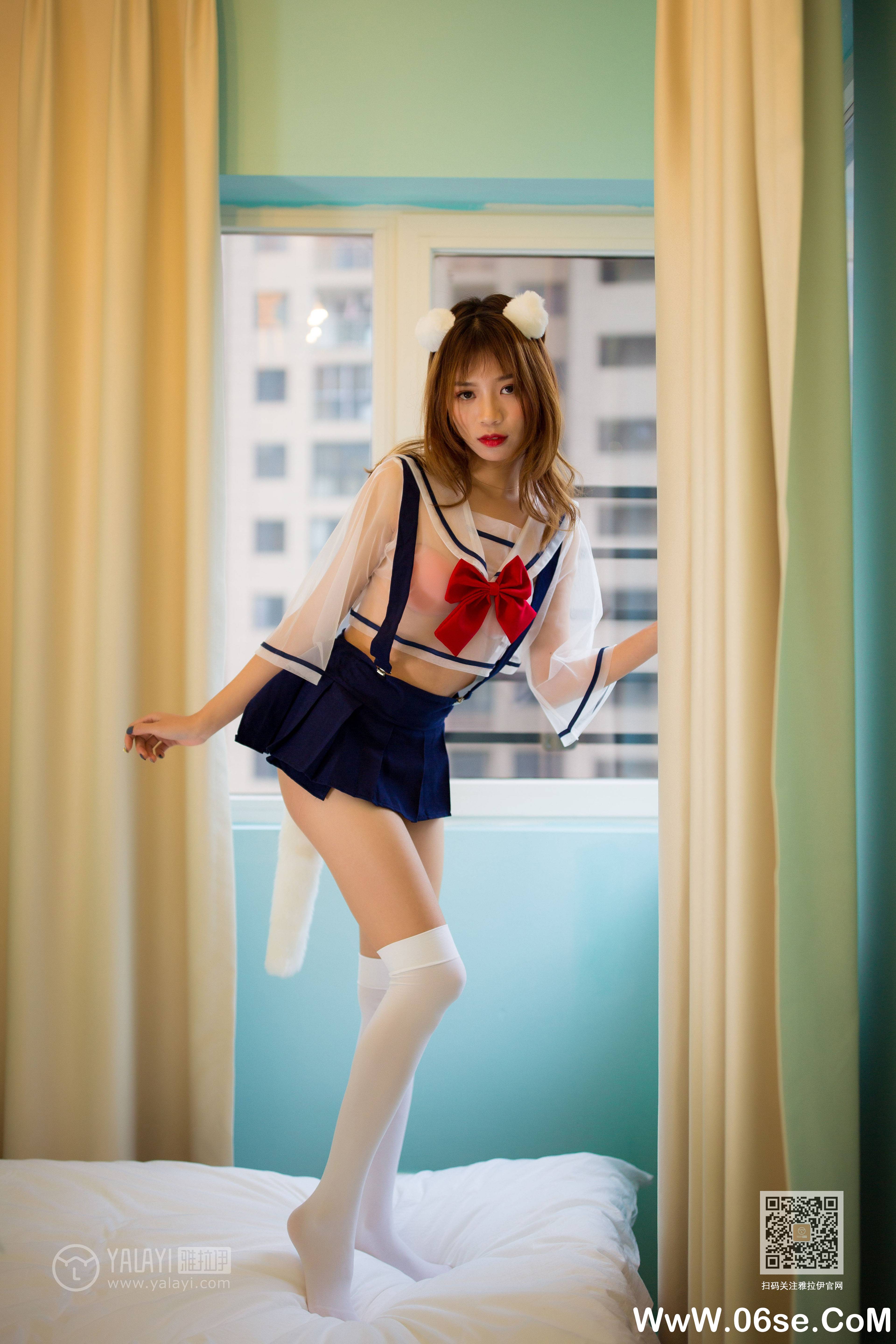 图片[52]-[YALAYI雅拉伊] 2020.02.20 NO.550 丽雅《进化的JK少女》[63P+1P404M]-六色网