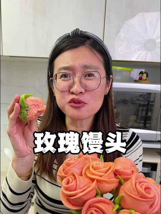 只需要一根筷子，在家就能做出超好看的玫瑰馒头