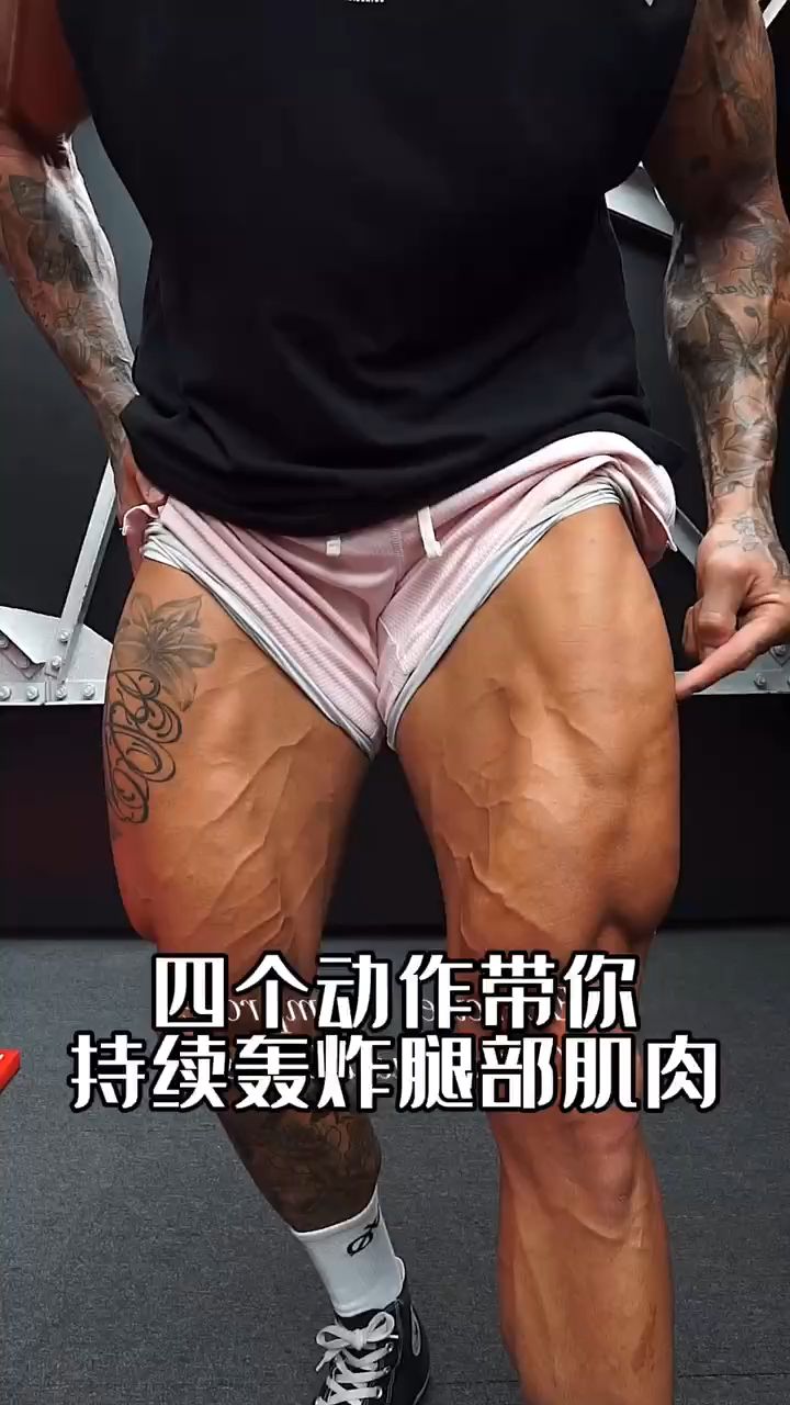 腿是一定要练的,四个动作一起炸翻腿部肌肉,楼梯是下不去了