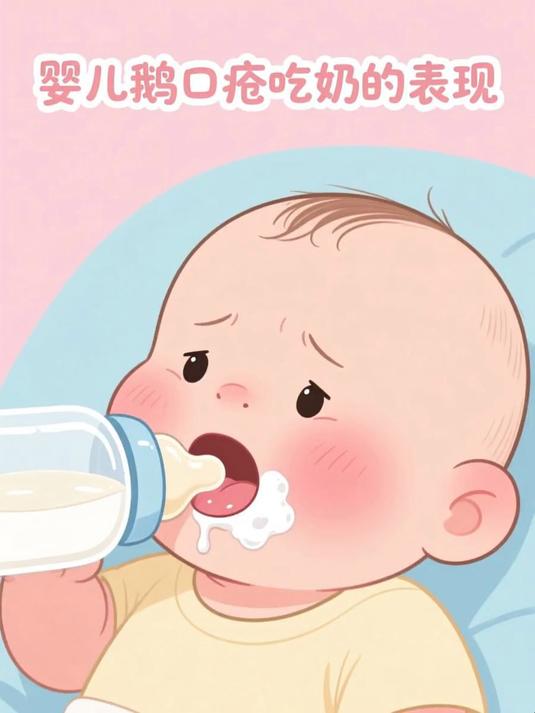 婴儿鹅口疮吃奶的表现