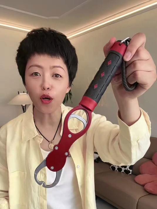 铝合金带秤控鱼器路亚钳套装不锈钢多功能小鹰嘴钓鱼剪刀控鱼钳子