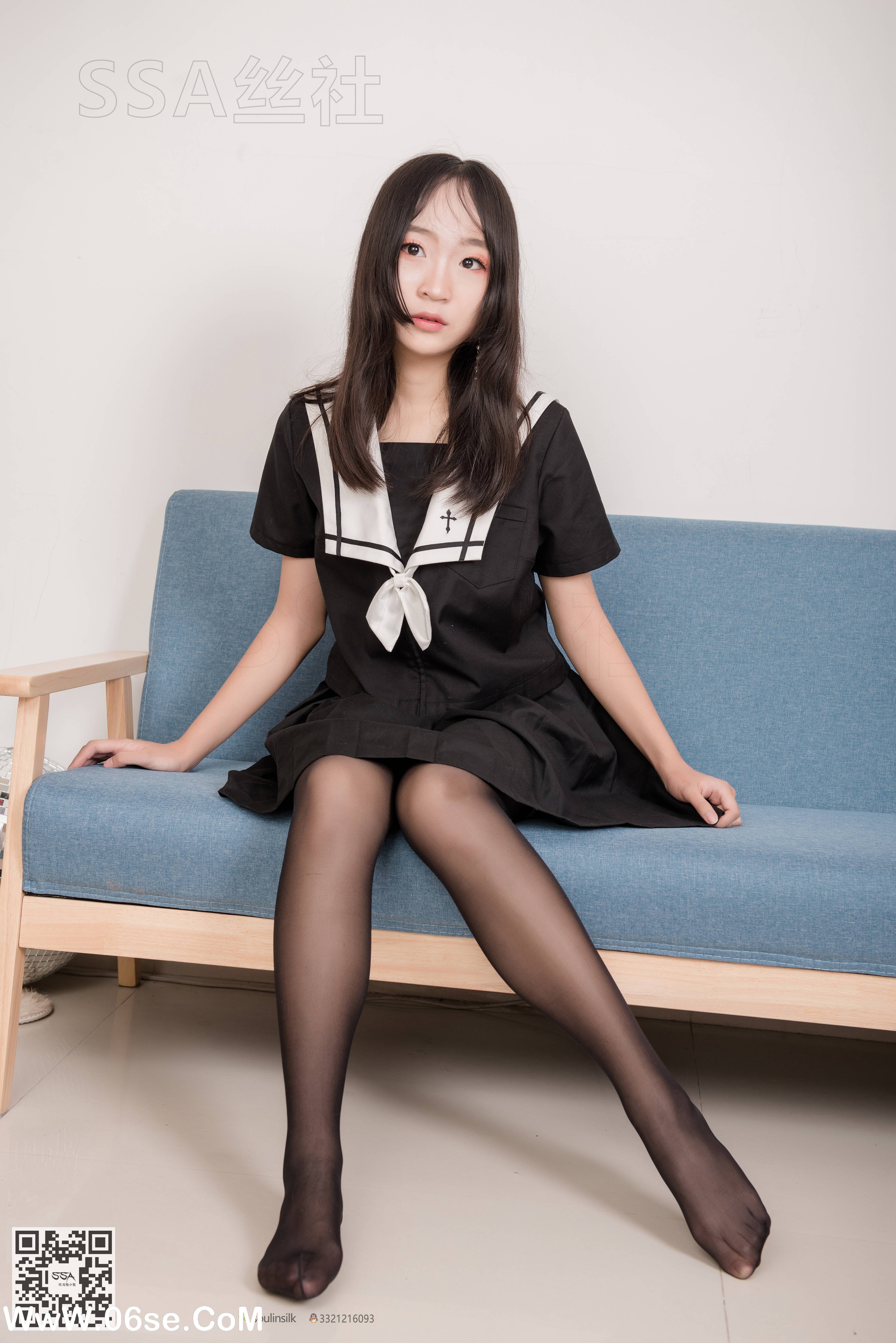 图片[26]-[SSA丝社] NO.135 甘子 16的芳华少女长筒黑丝[116P1.61G]-六色网
