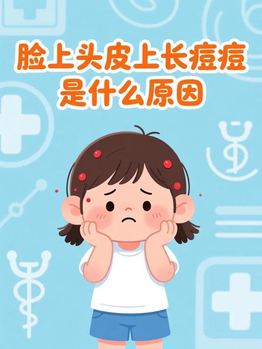 脸上头皮上长痘痘是什么原因 #健康扬帆季#
