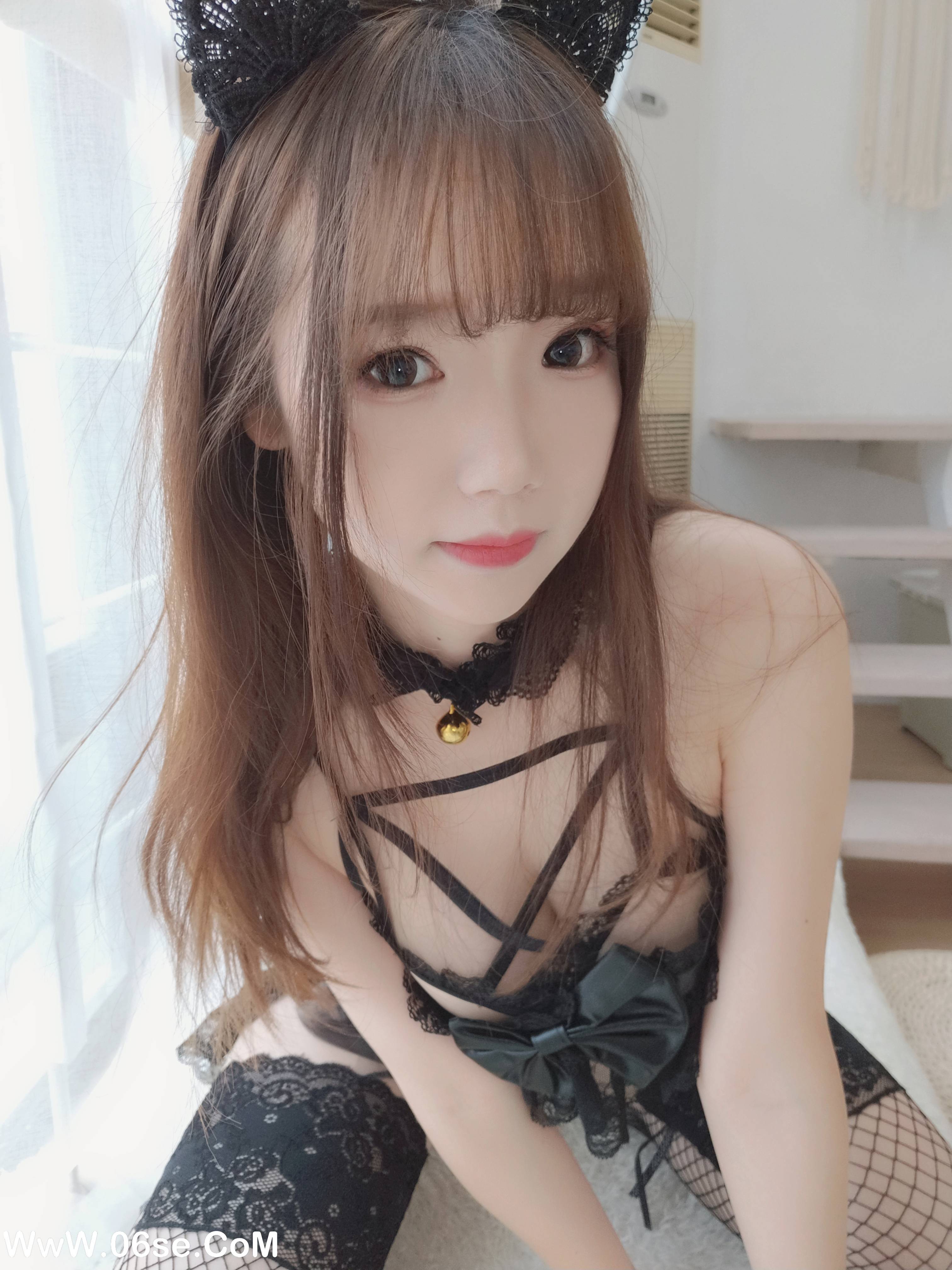 图片[43]-雪晴 – NO.003 性感黑猫猫套[64P+5V492M]-六色网