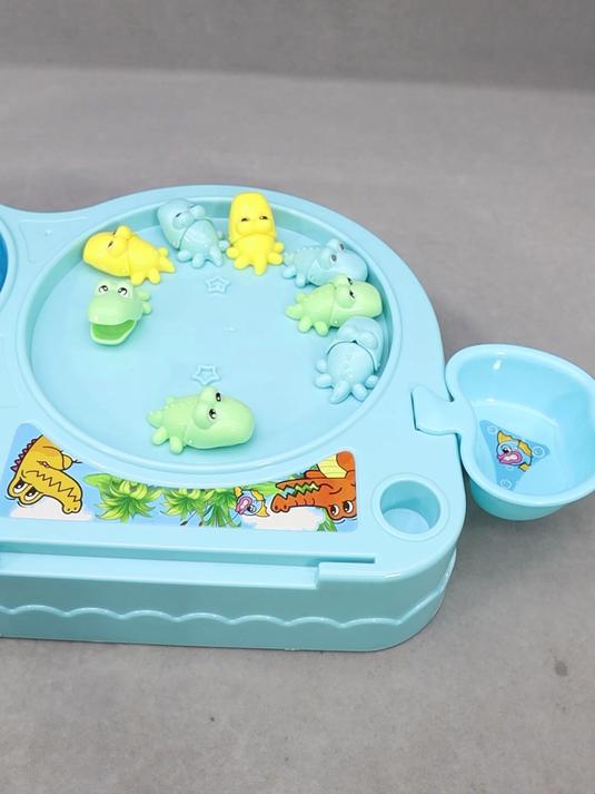 电动鳄鱼磁性钓鱼玩具4