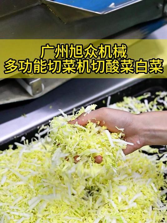 多功能切菜机切酸菜和白菜