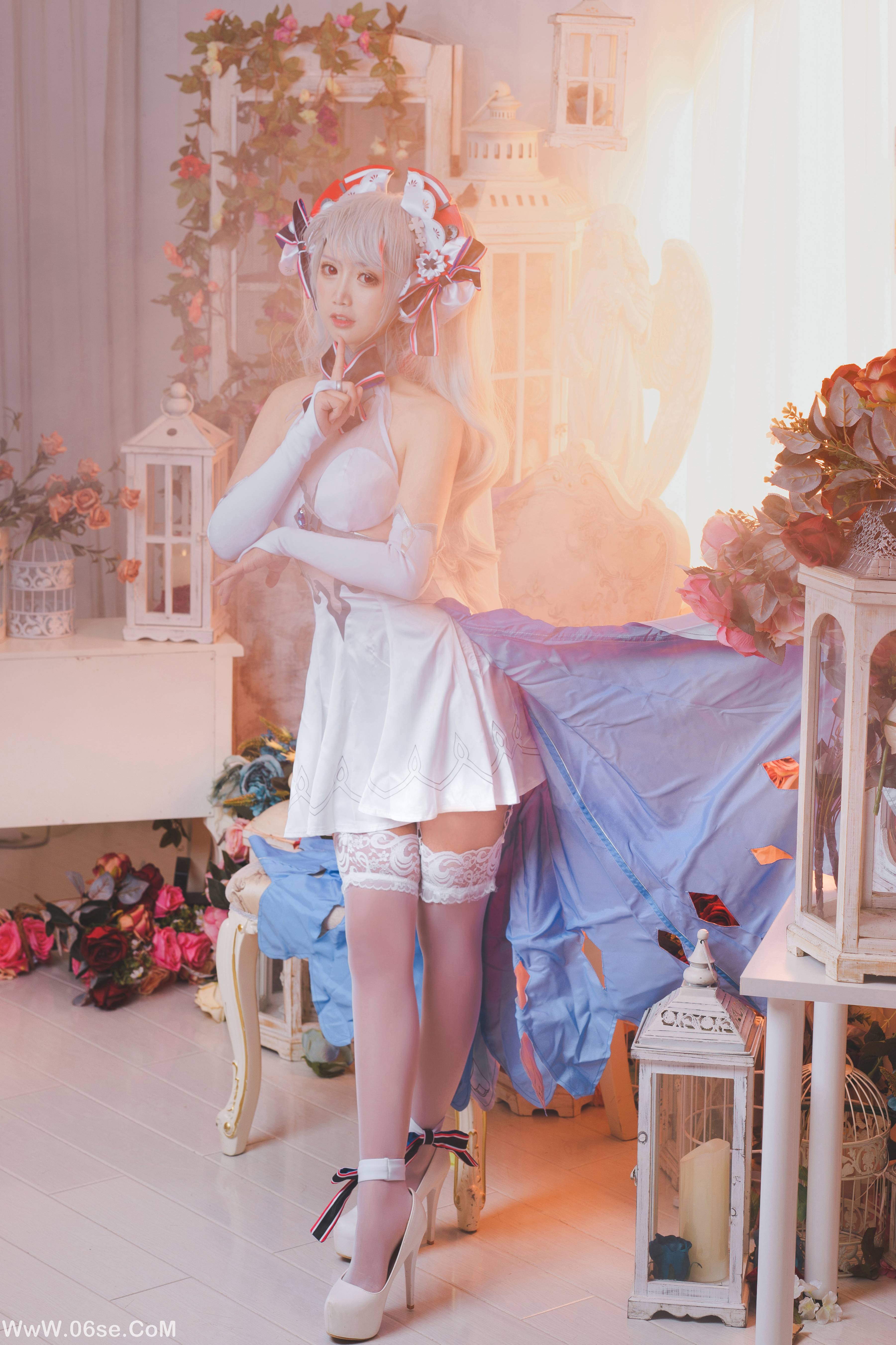 图片[14]-Coser面饼仙儿 NO.012 – 欧根花嫁[22P217M]-六色网