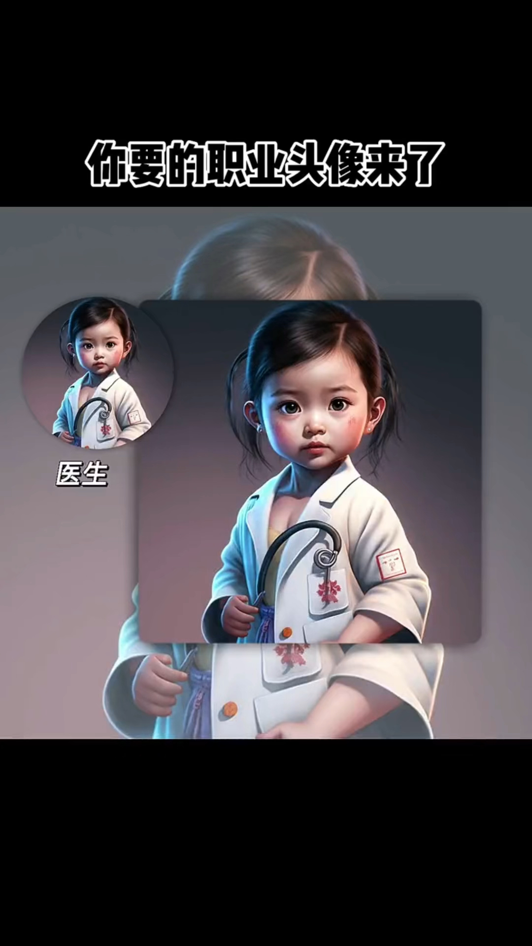 你要的卡通职业头像来了!