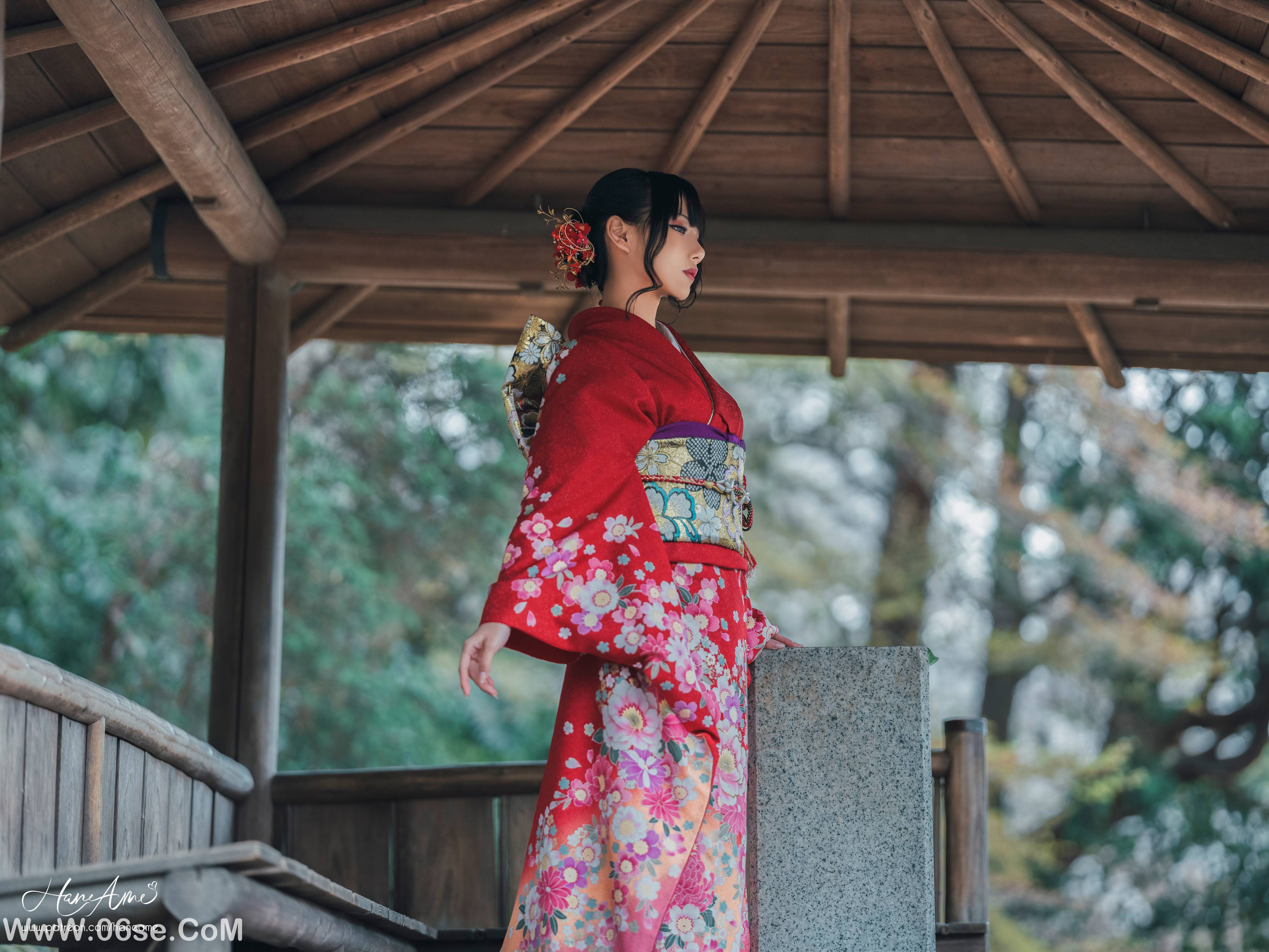 图片[37]-Hane Ame 雨波写真 NO.013 – 赤紅和服[38P736M]-六色网