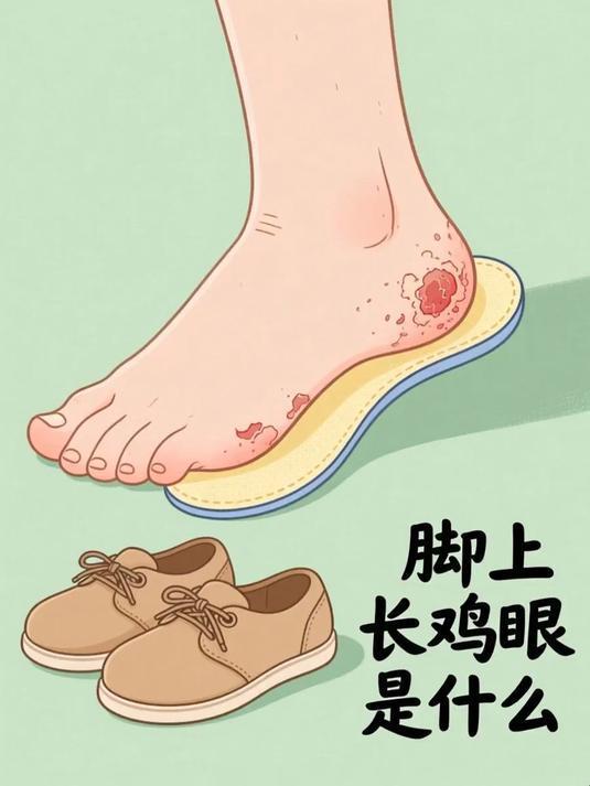 脚上长鸡眼是什么 #健康扬帆季#