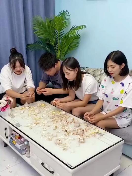 剥蒜去皮大蒜头剥蒜器镊子饭店快速拨瓣扒蒜皮夹子剥蒜皮器