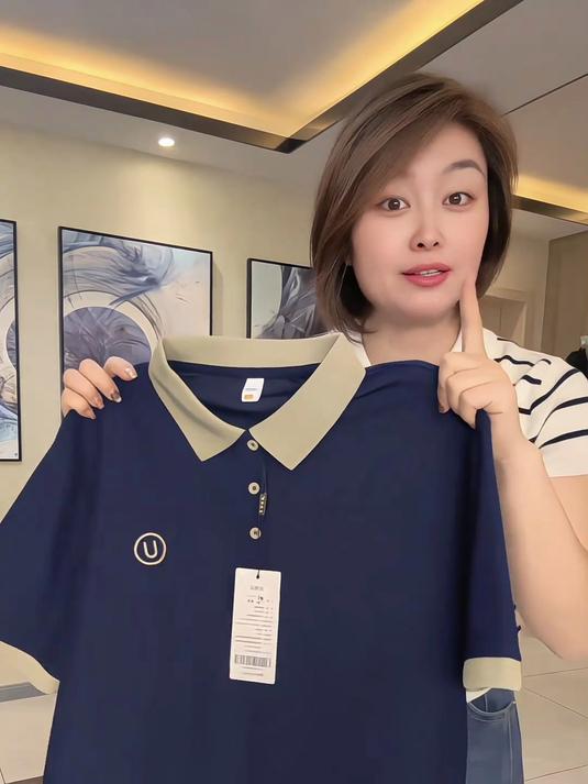 日常通勤就这么穿 polo衫难道不是好搭又洋气的单品#Polo衫搭配#