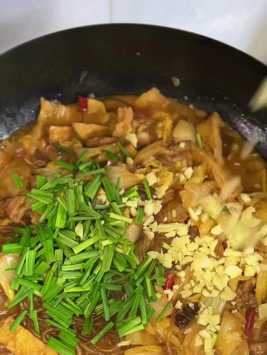 白菜猪肉炖粉条最好吃的做法