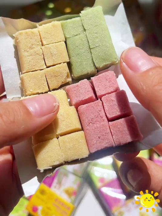 越南进口黄龙绿豆糕独立包装原味椰子味网红怀旧休闲零食小盒