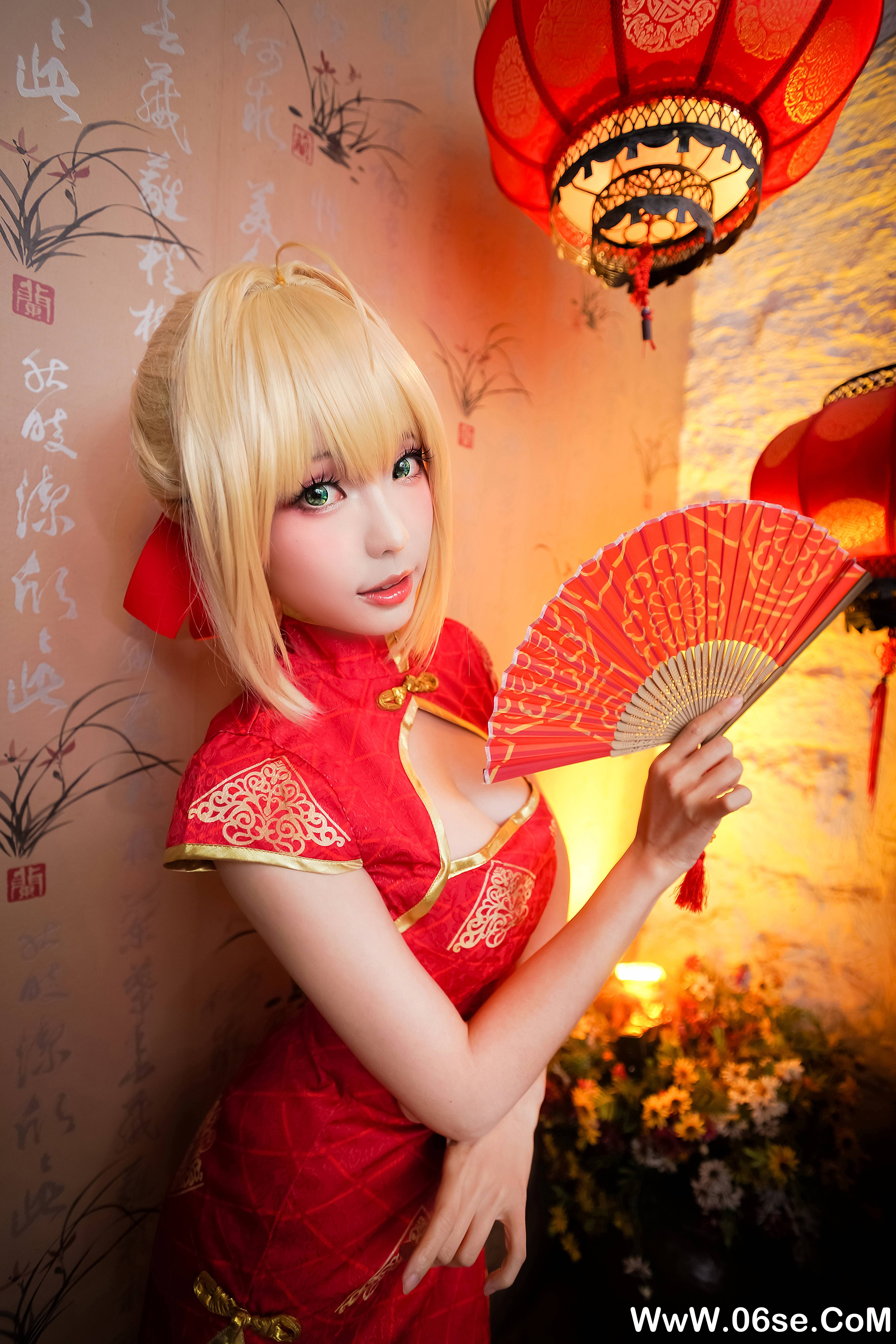 图片[4]-Ely_eee(ElyEE子) NO.029 — 尼禄 红旗袍[21P128M]-六色网