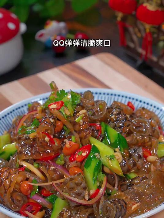 爽滑下酒的酸辣鱼皮