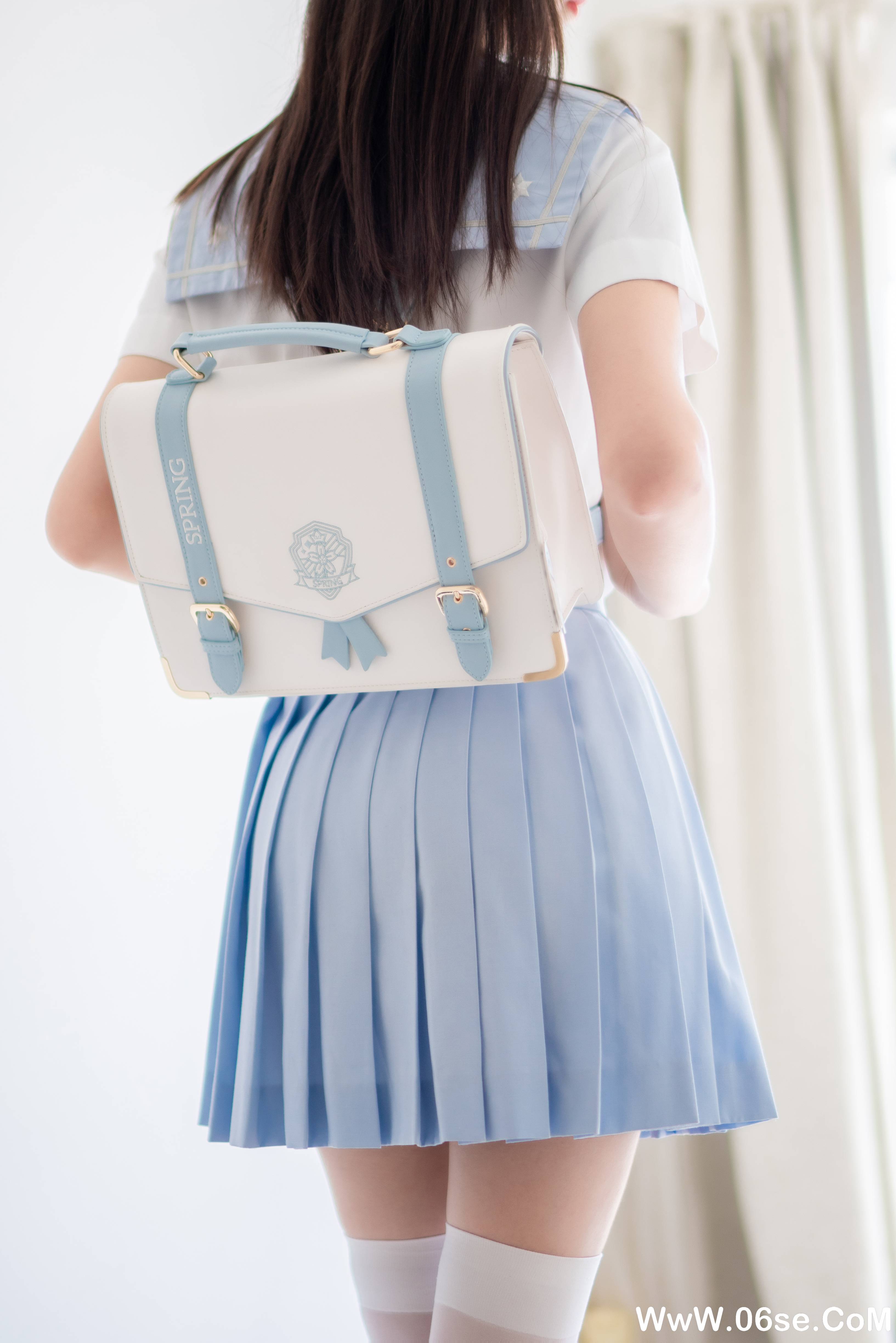 图片[56]-西瓜少女 NO.019 –  JK学生服 [65P401M]-六色网