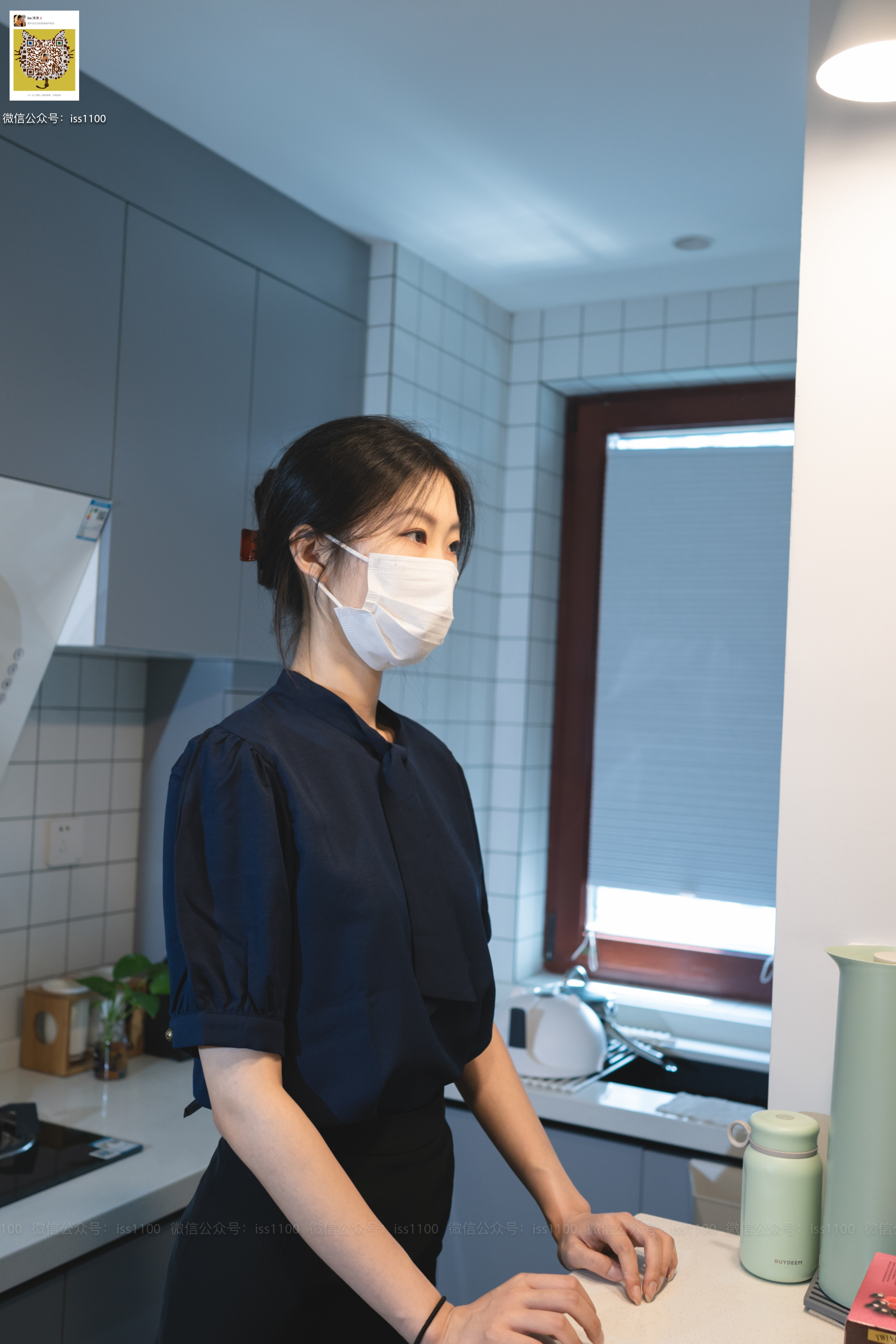图片[3]-ISS公众号系列 – 美晗 蓝色衬衫[101P+1V599M]-六色网