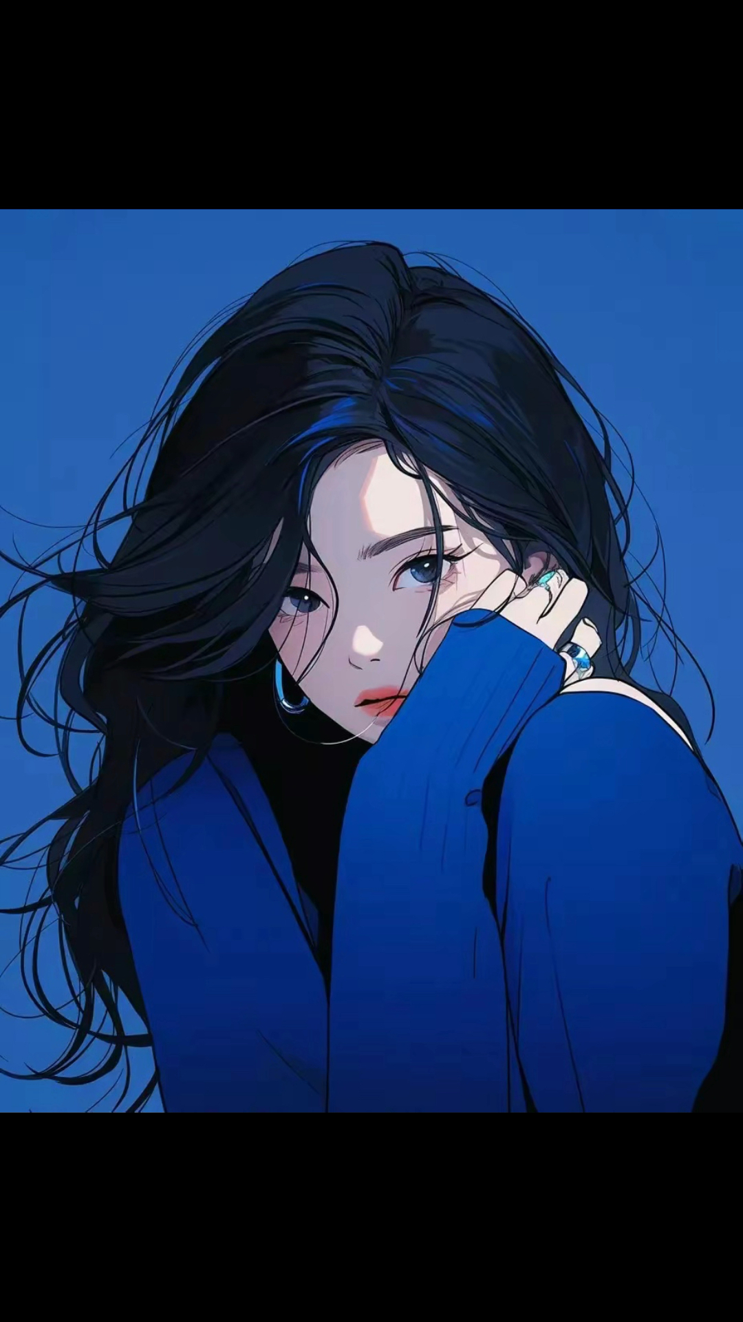 高冷范儿霸气女生头像