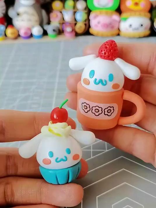 玉桂狗的纸杯蛋糕和奶茶杯，这样的下午茶喜不喜欢？