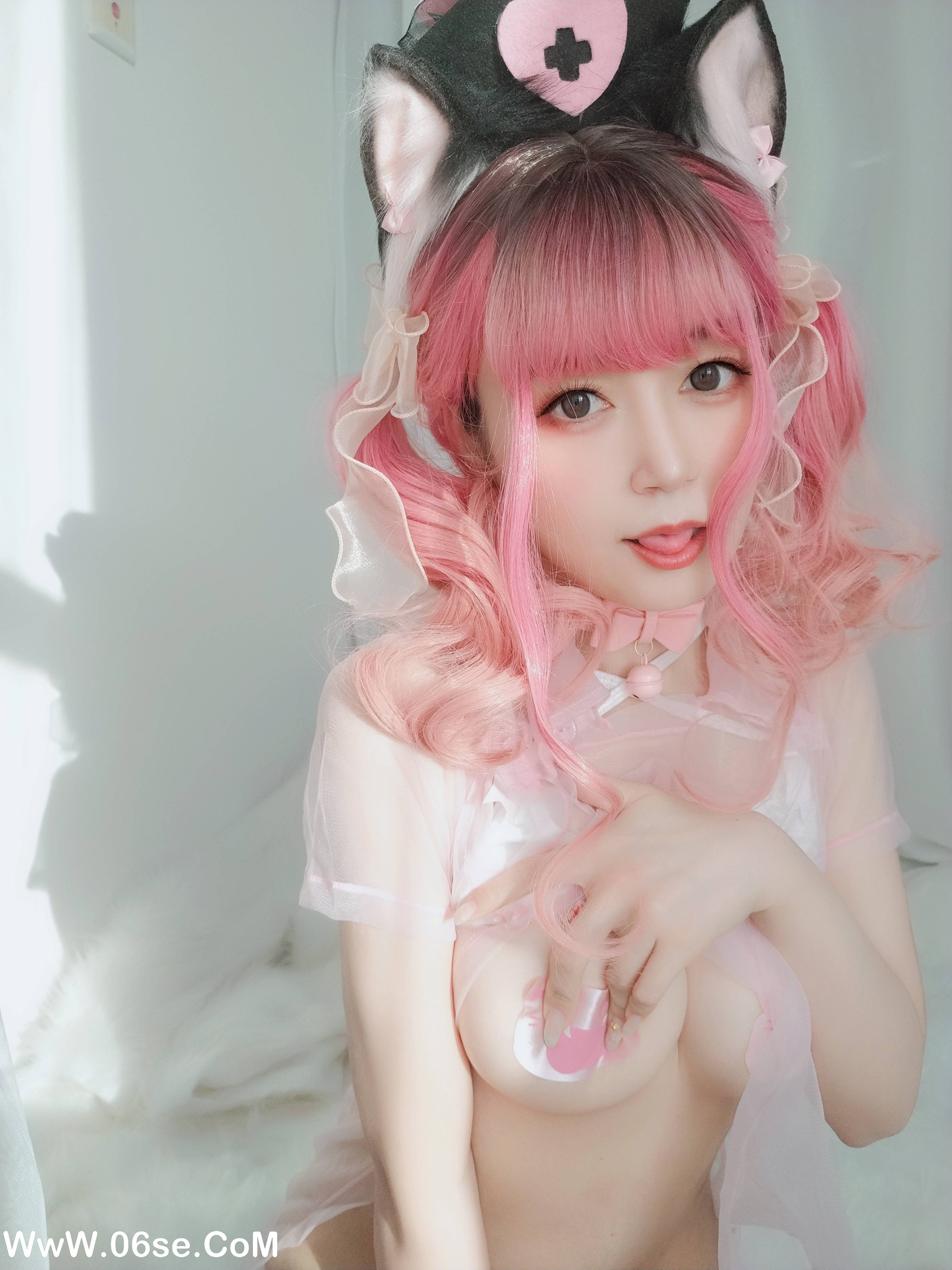 图片[5]-Coser小姐姐白银 NO.053 – 猫咪护士 [34P+1V198M]-六色网