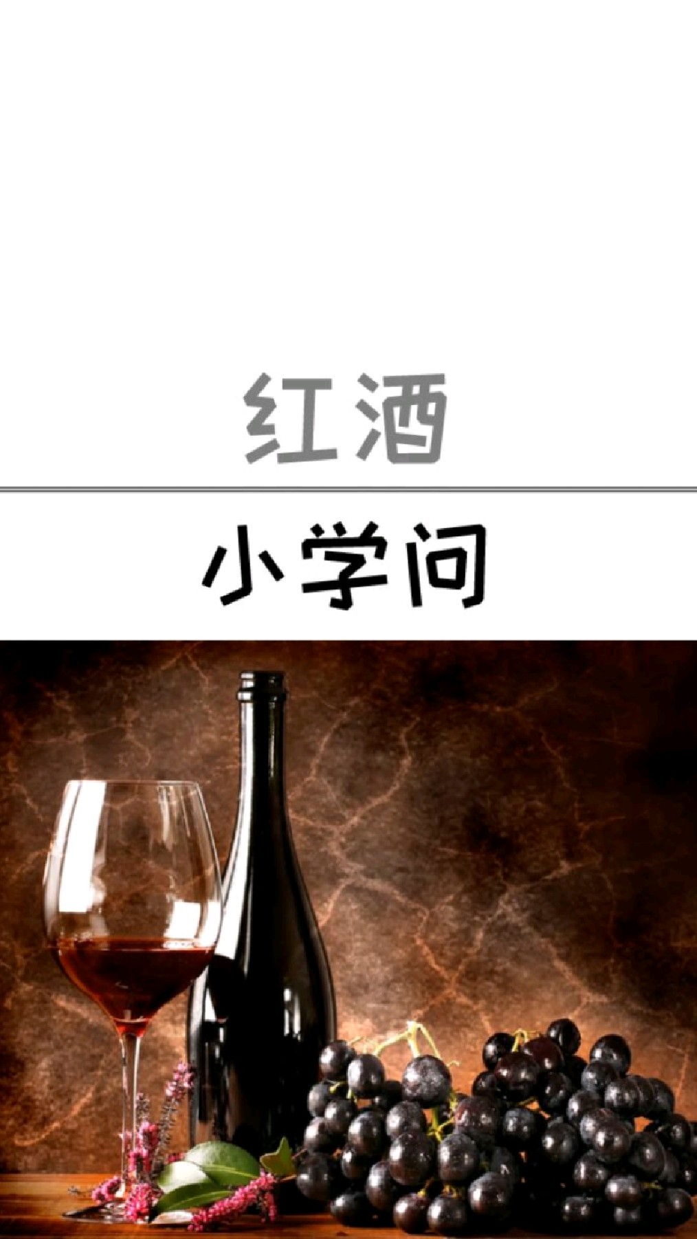 红酒小知识,你学废了吗^O^