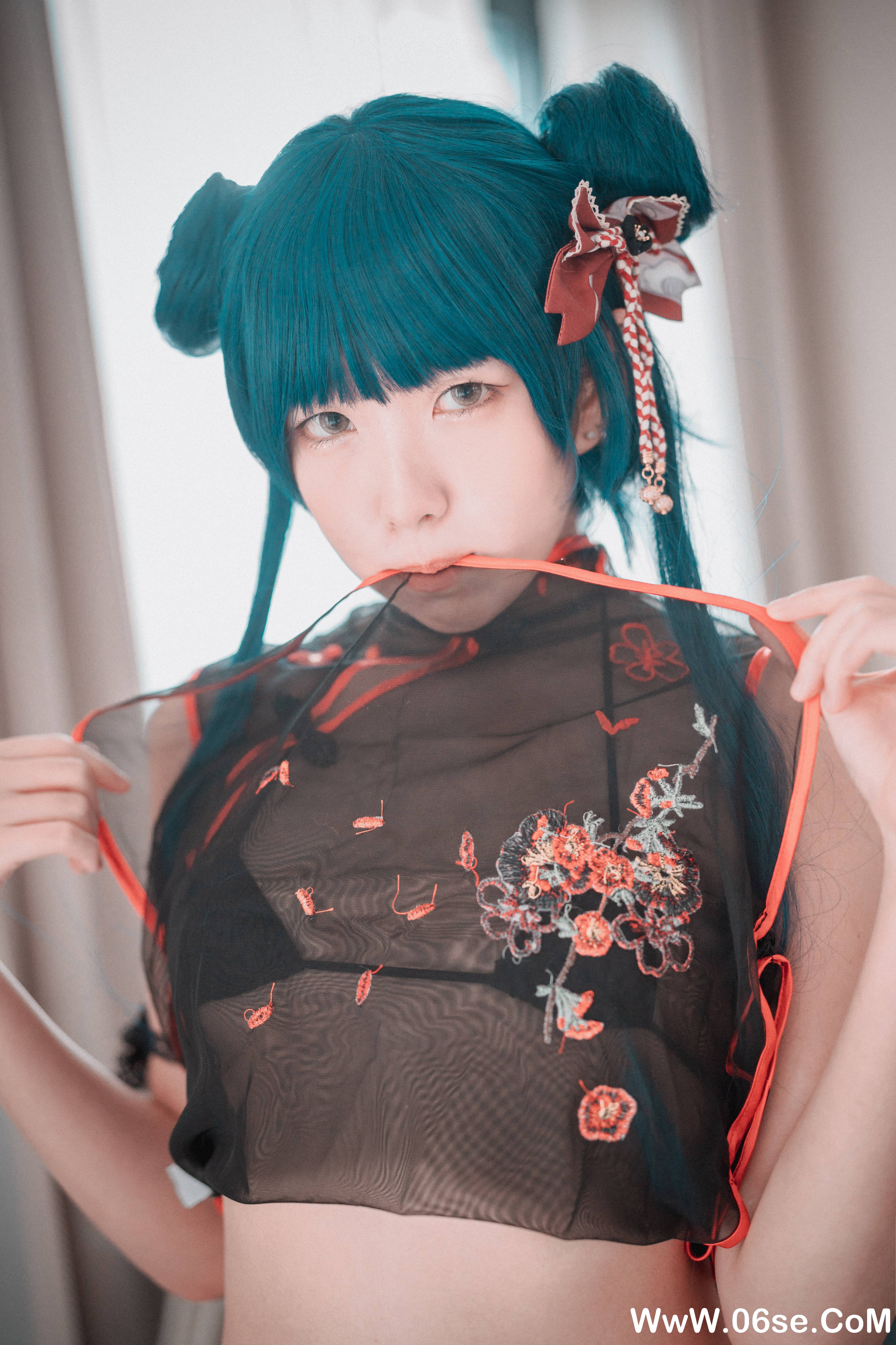 图片[33]-DJAWA — NO.127 Sheer Qipao Girl-Normal Ver [45P513M]-六色网