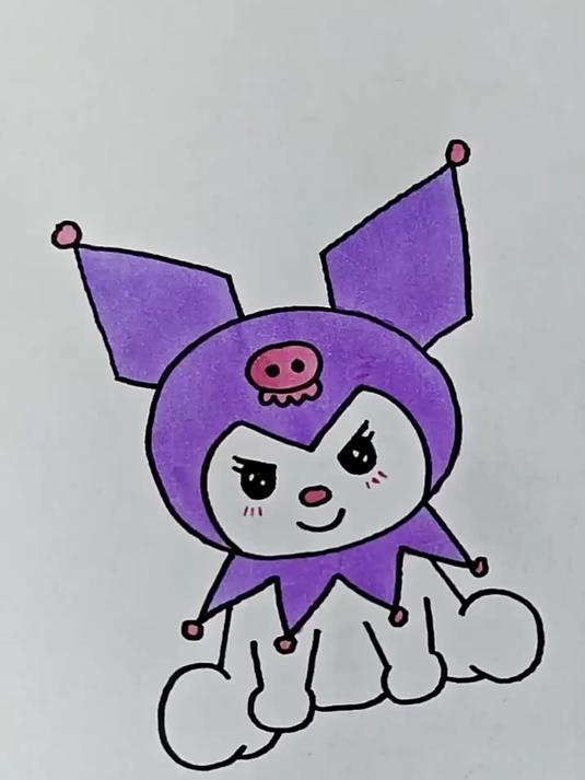 一看就会的库洛米简笔画