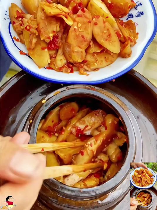 剁椒姜片拌米饭绝了！酸辣带劲不呛喉，一碗不够再来碗