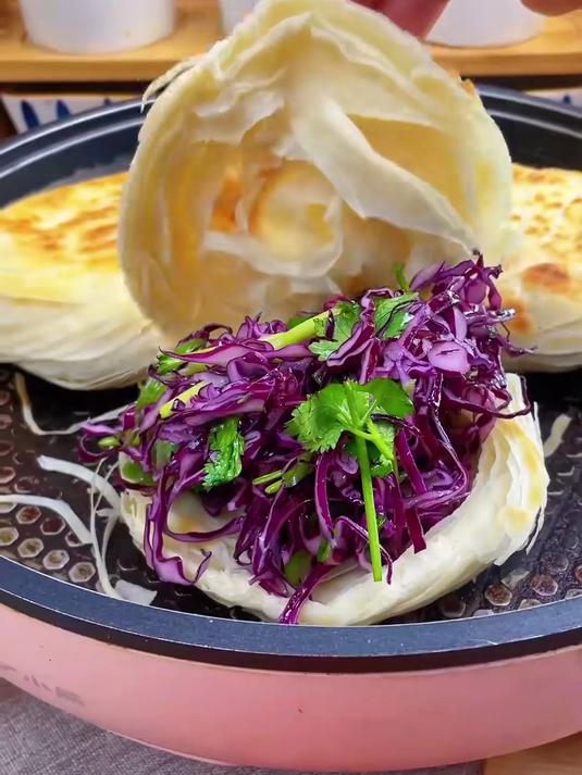 潼关肉夹馍饼胚,简单加热就能吃?